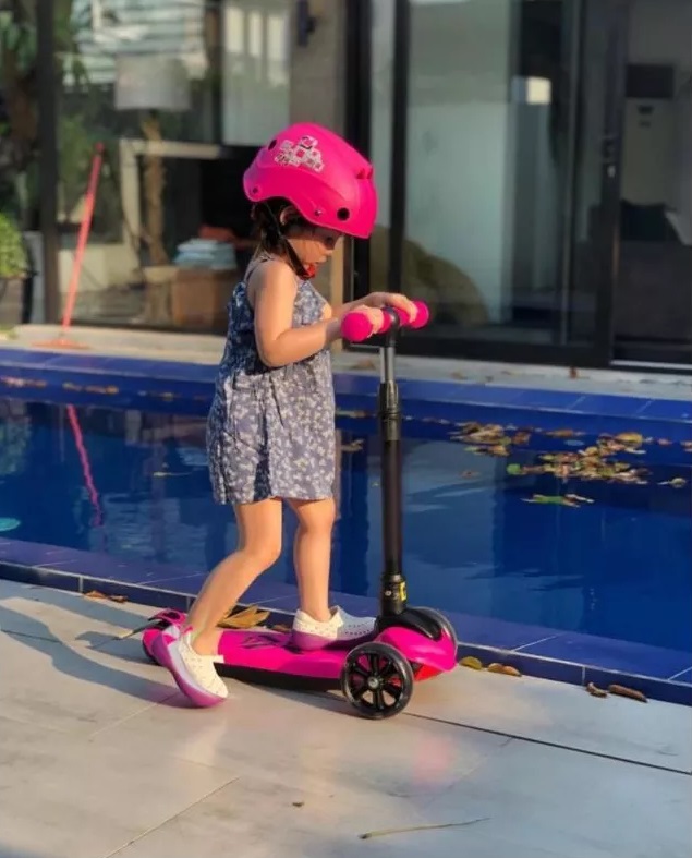 Casca Bicicleta Copii Reglabila Nicekids Pink - imagine 5