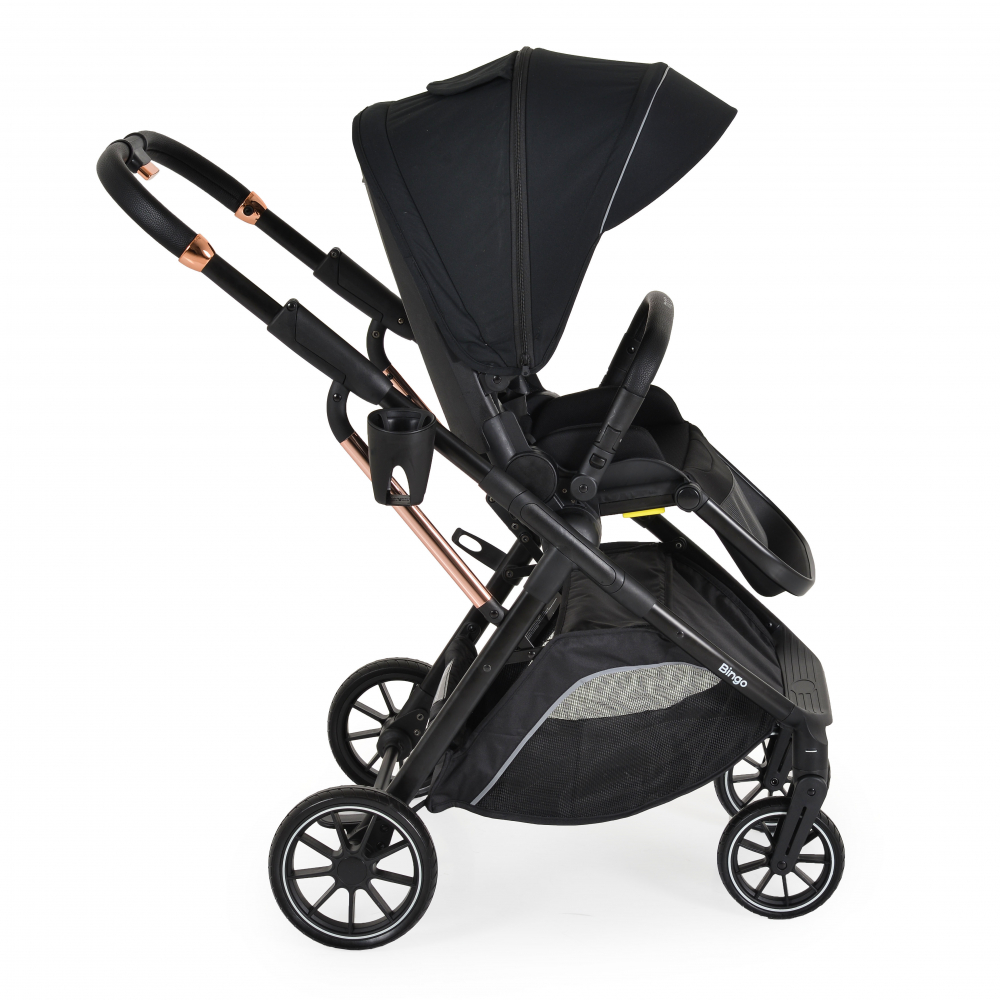 Carucior Moni Bingo 2in1 Transformabil Anthracite - imagine 4