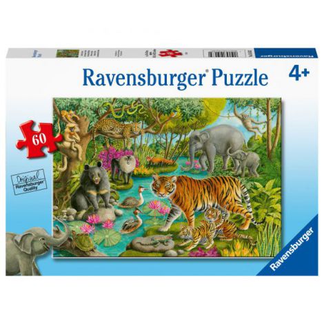 Puzzle Pădure în India, 60 piese, Ravensburger
