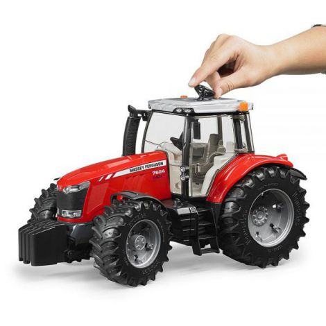 Tractor Bruder Massey Ferguson 7624 Premium - imagine 5