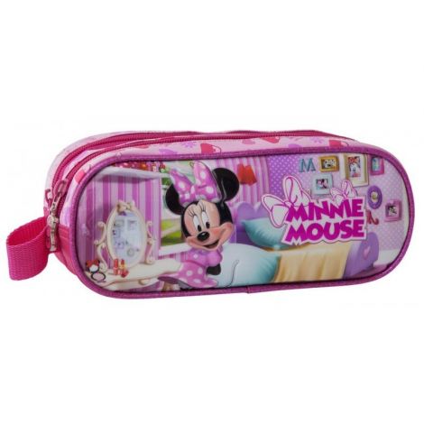 Penar Disney Minnie, 2 Compartimente, Design Satin