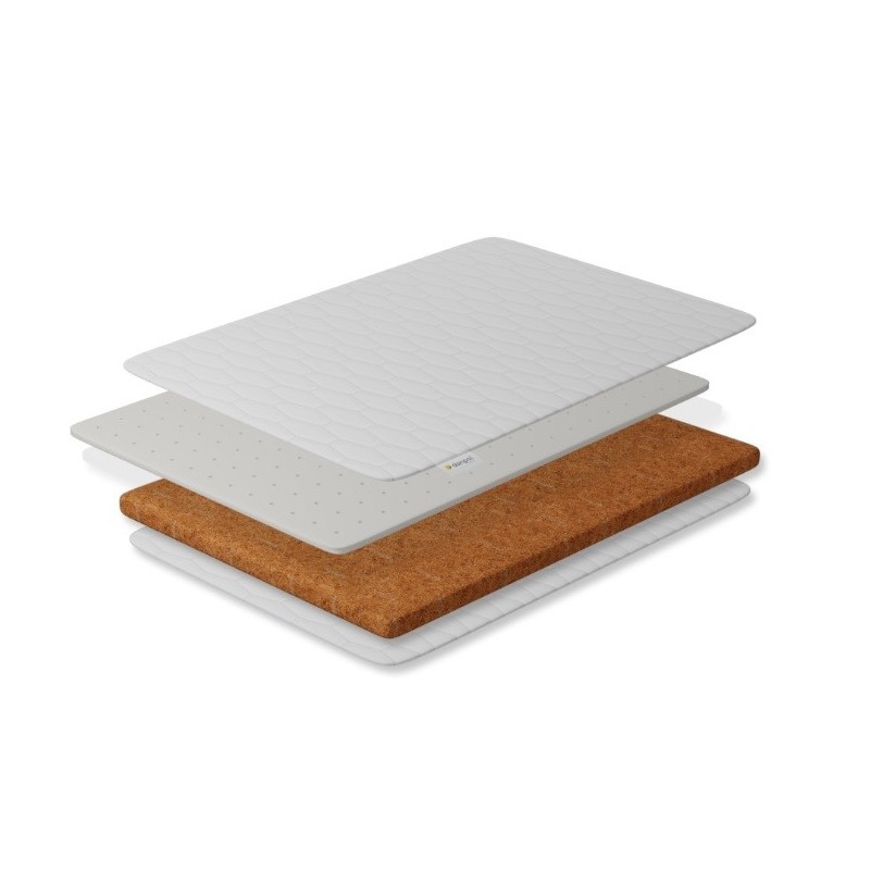 Saltea Cocos+Latex Danpol 120x60 cm cu Husă Bumbac