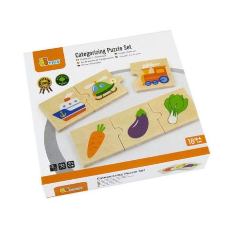 Puzzle Categorii Viga - Dezvoltare Logică 3-8 Ani - imagine 2