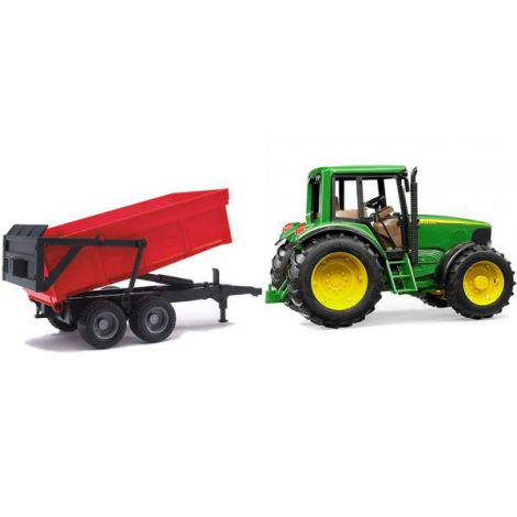 Tractor John Deere 6920 cu Remorcă Bruder - imagine 2