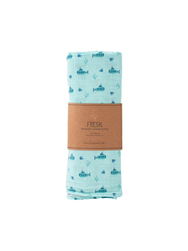 Fresk Muselina Copii Submarine 120x120 cm - imagine 3