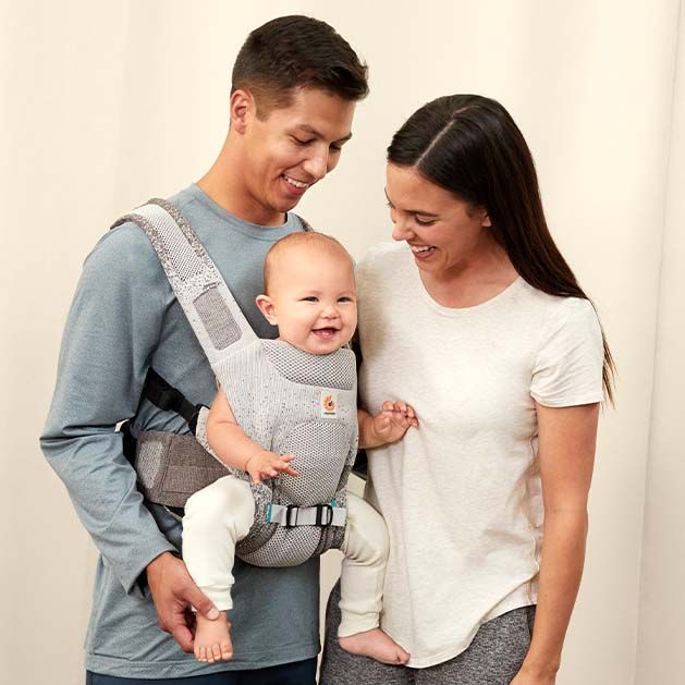 Marsupiu Ergobaby Aerloom Slate Grey | Confort Ușor