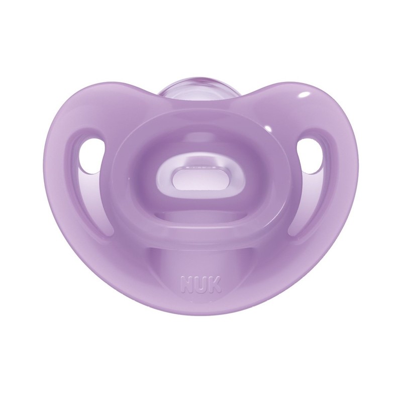 Suzeta NUK Sensitive Silicon M2 Mov | 100% Sigură
