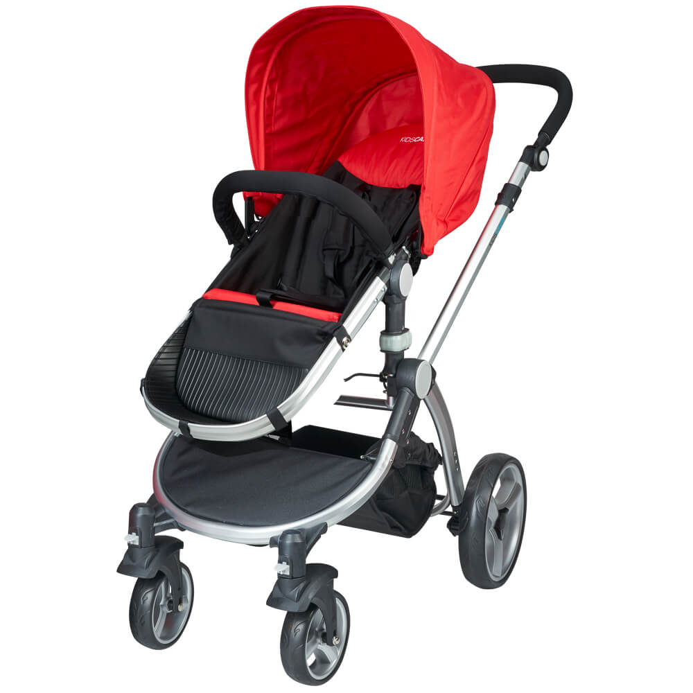 Carucior 2 in 1 Veneto Rosu Kidscare, 0-3 Ani - imagine 3
