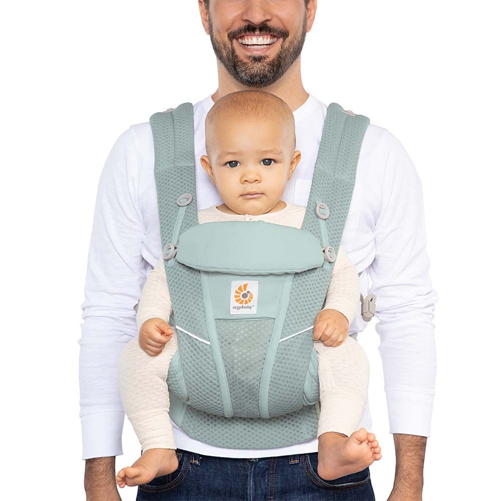 Marsupiu Ergobaby Omni Breeze Sage Green | Respirabil