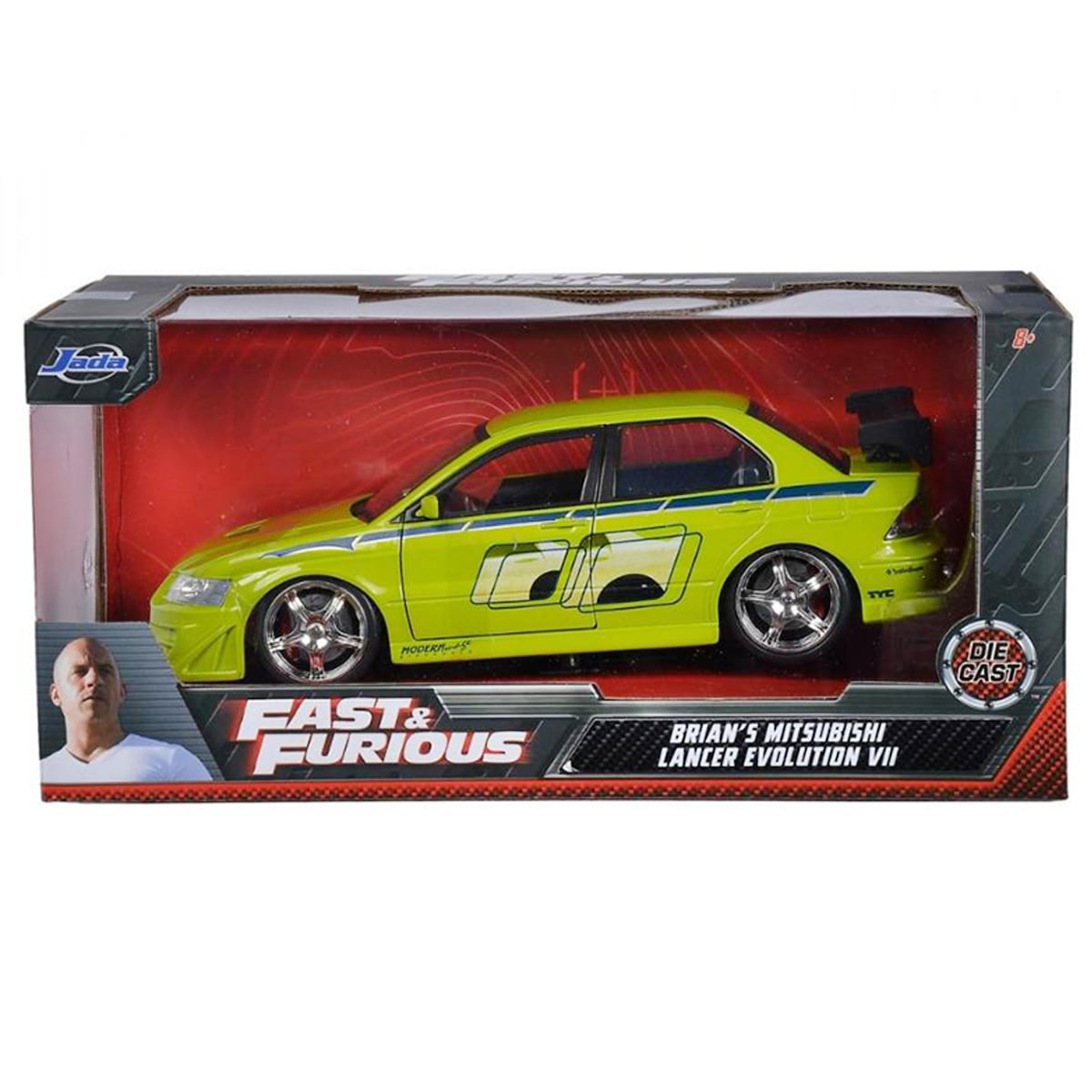 Jada Mitsubishi Lancer Fast & Furious Metal 1:24