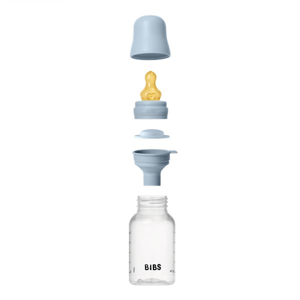 Bibs Set Biberon Anticolici 150ml Baby Blue - imagine 2