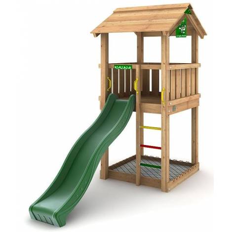 Spațiu Joacă JungleGym Casa cu Tobogan și Nisip