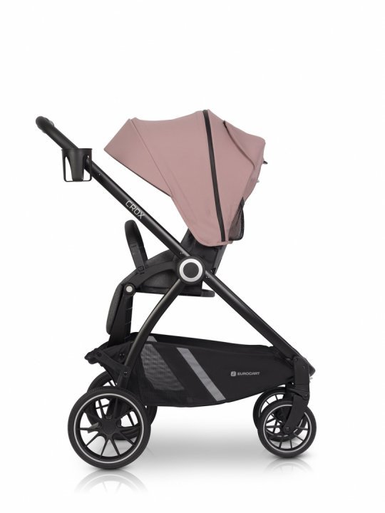 Carucior 2in1 Euro-Cart Crox Reversibil Rose - imagine 4