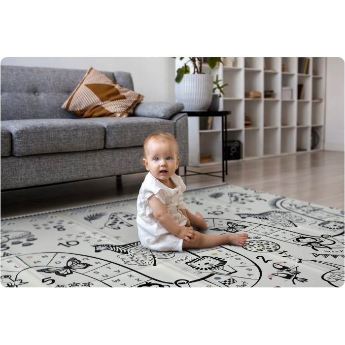 Salteluta joaca Nukido 200x180 cm dublu utilizare - imagine 8