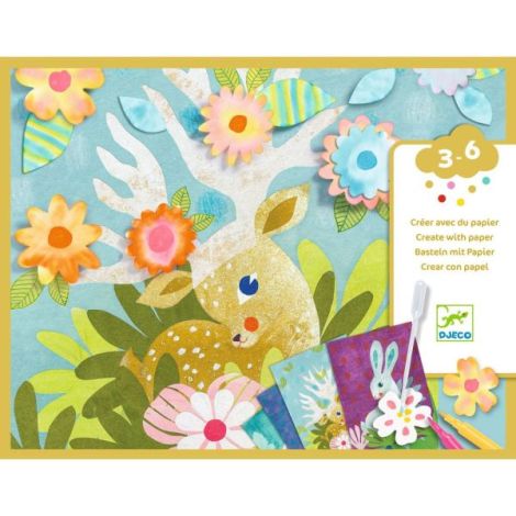 Joc Creativ Decorare Hartie Djeco 3-6 ani - imagine 5