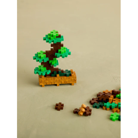 Plus-Plus Bonsai Verde - Set Constructie Creativ 49 piese - imagine 4