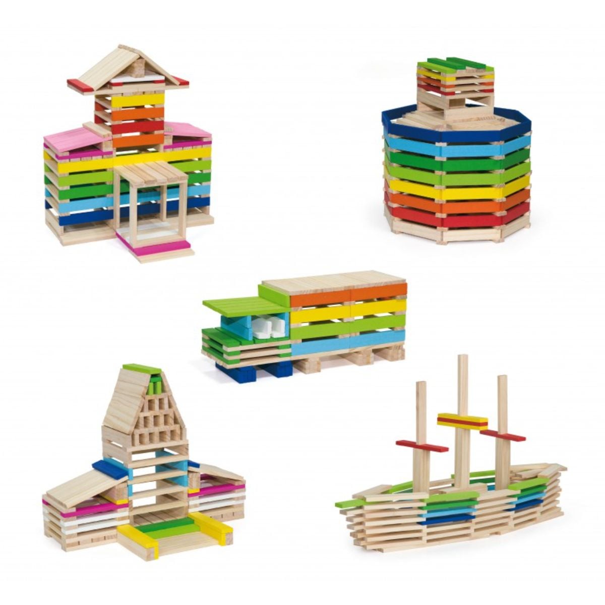 Set 250 blocuri constructie Viga Architecture