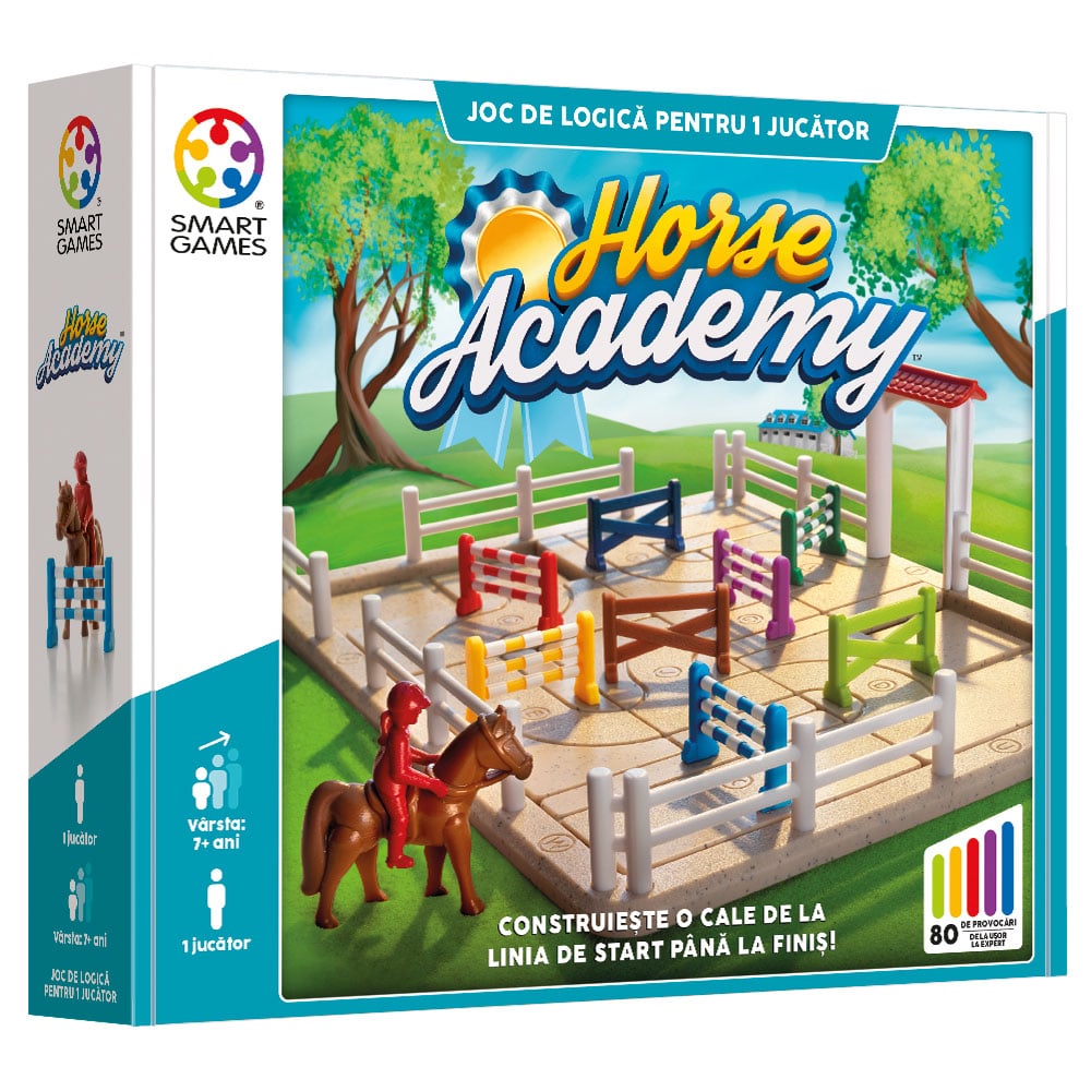 Joc Logica Horse Academy Smart Games 80 Provocari