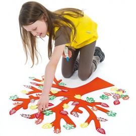 Copac Lemn Decorat Baker Ross | Proiect DIY Creativ - imagine 4