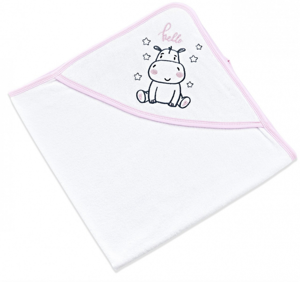 Set Cadită Baie BabyJem, 6 Piese, Roz - imagine 3