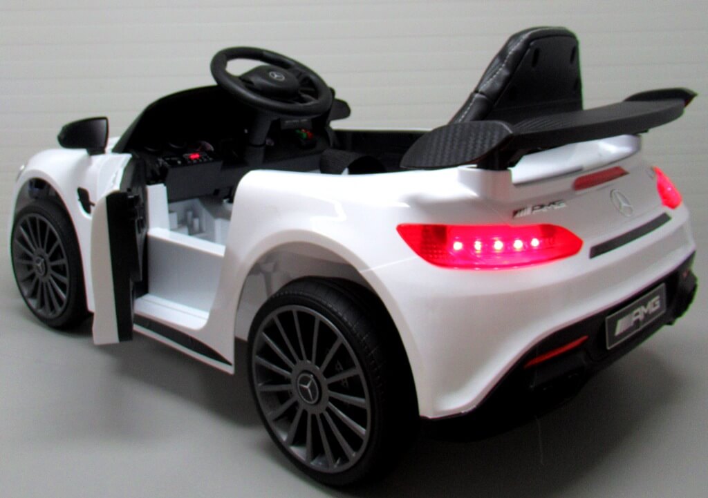 Masinuta Electrica Mercedes GTR-S 12V Alba - imagine 13