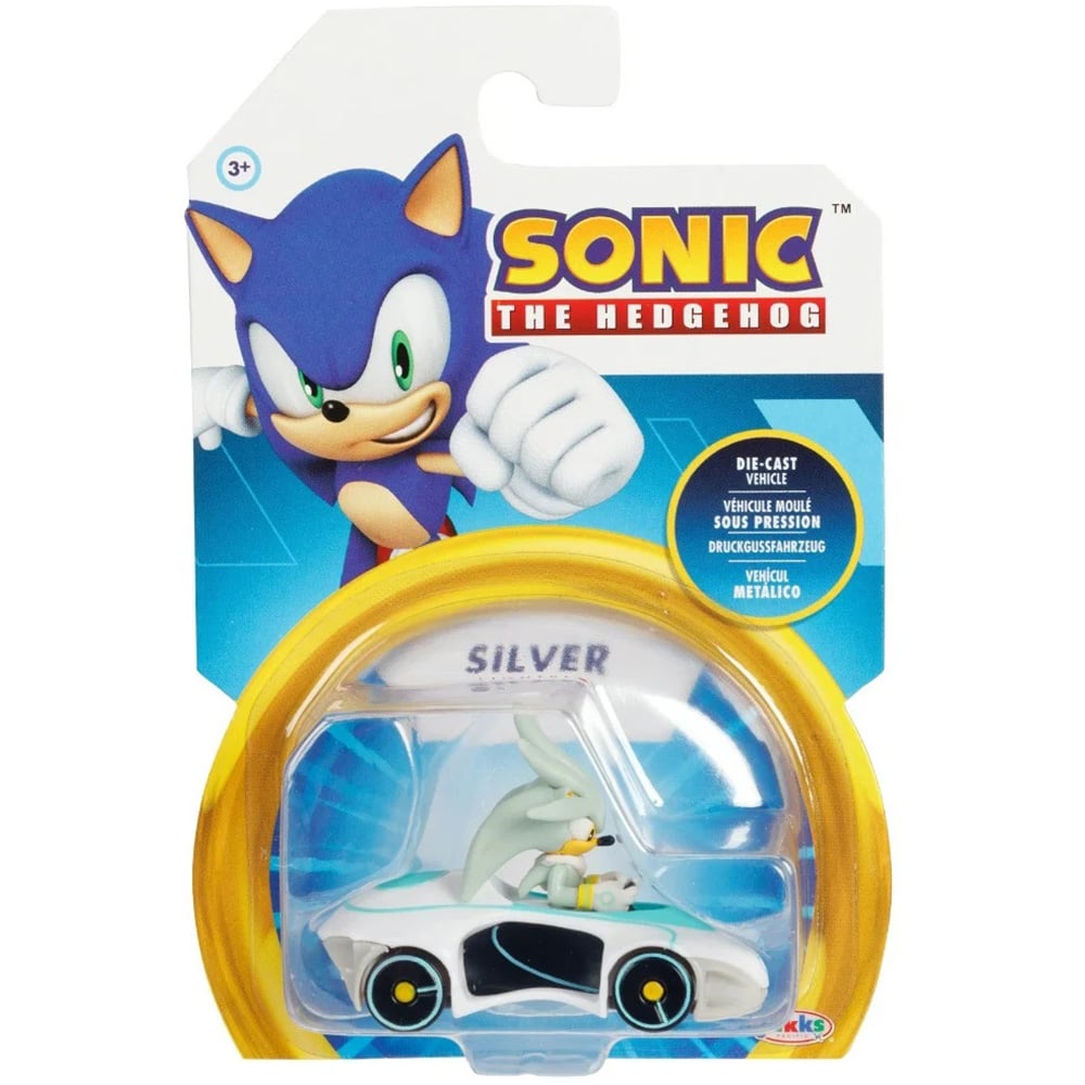 Masinuta Sonic Silver Metal 1:64 | Cadou Copii