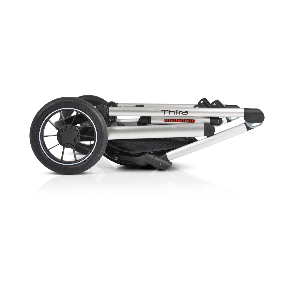 Carucior Transformabil 2in1 Moni Thira Grey Aluminiu - imagine 7