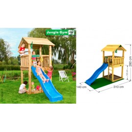 Spațiu Joacă JungleGym Casa cu Tobogan și Nisip - imagine 6