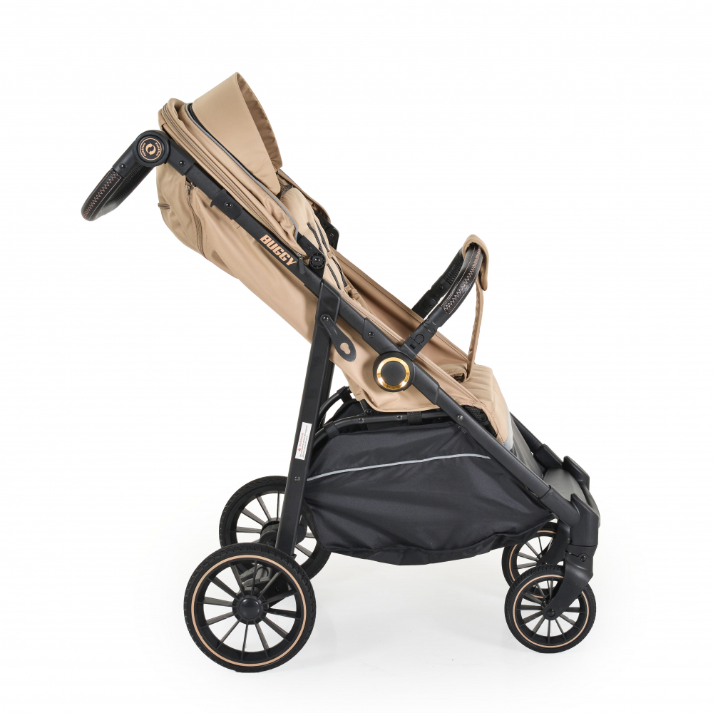 Moni Buggy Bej - Carucior 0-22kg Reglabil - imagine 5