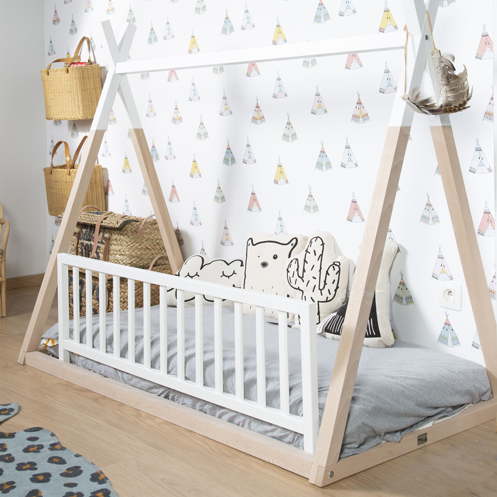 Barieră protecție pat 120 cm Fag Childhome - imagine 2