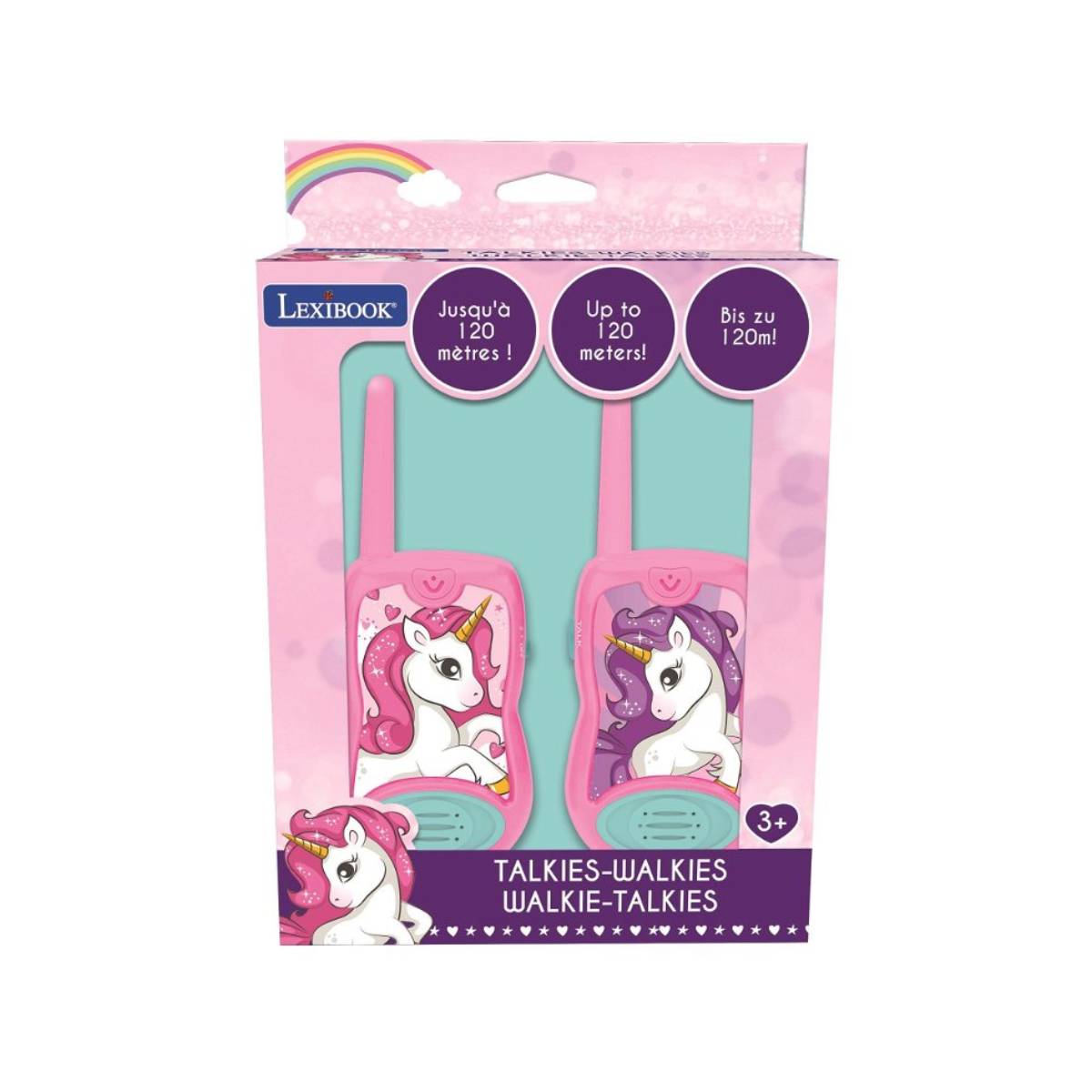 Walkie Talkies Lexibook Unicorn, 200 m