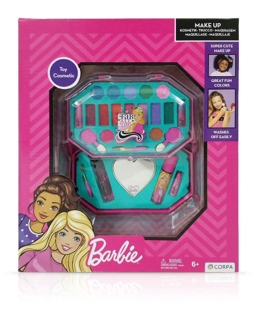 Trusa Make-up Barbie Octogonală 2 Nivele