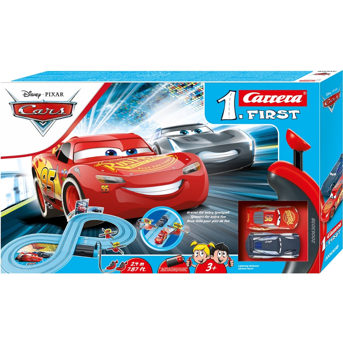 Set Pista Carrera Disney Cars 2.4m - Jucării