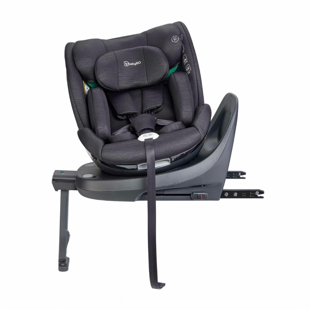 Scaun Auto BabyGo Prime 360 Rotativ, Negru, R129 - imagine 6