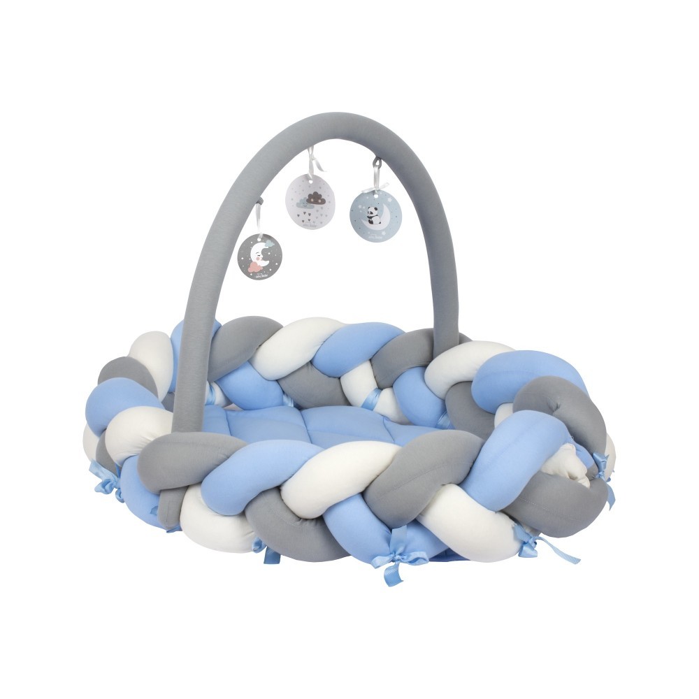 Baby Nest 3 in 1 SeviBebe Albastru | Co-Sleeping Sigur - imagine 3
