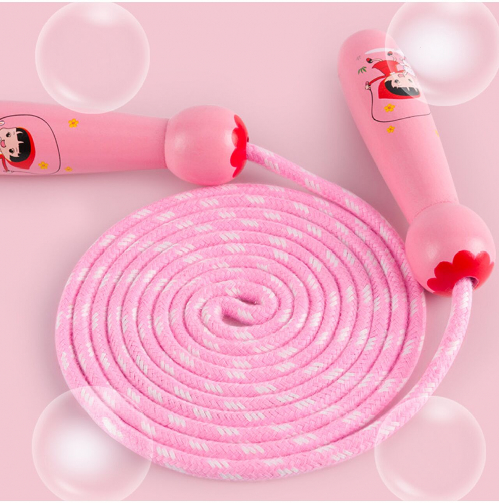 Coarda de sărit Pink Malplay 2.6 m, Jucării Exterior - imagine 2