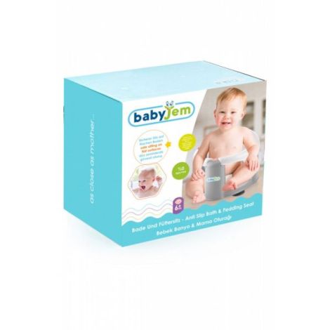 Scaun baie bebelusi BabyJem 2in1 verde - imagine 3