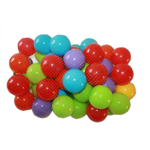 Set 50 Bile Colorate BurakToys - Jucărie Sigură - imagine 3
