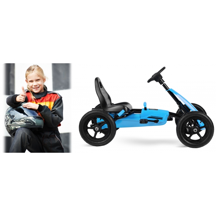 Kart Pedale Ricokids RK592 Albastru cu Frâna - imagine 3
