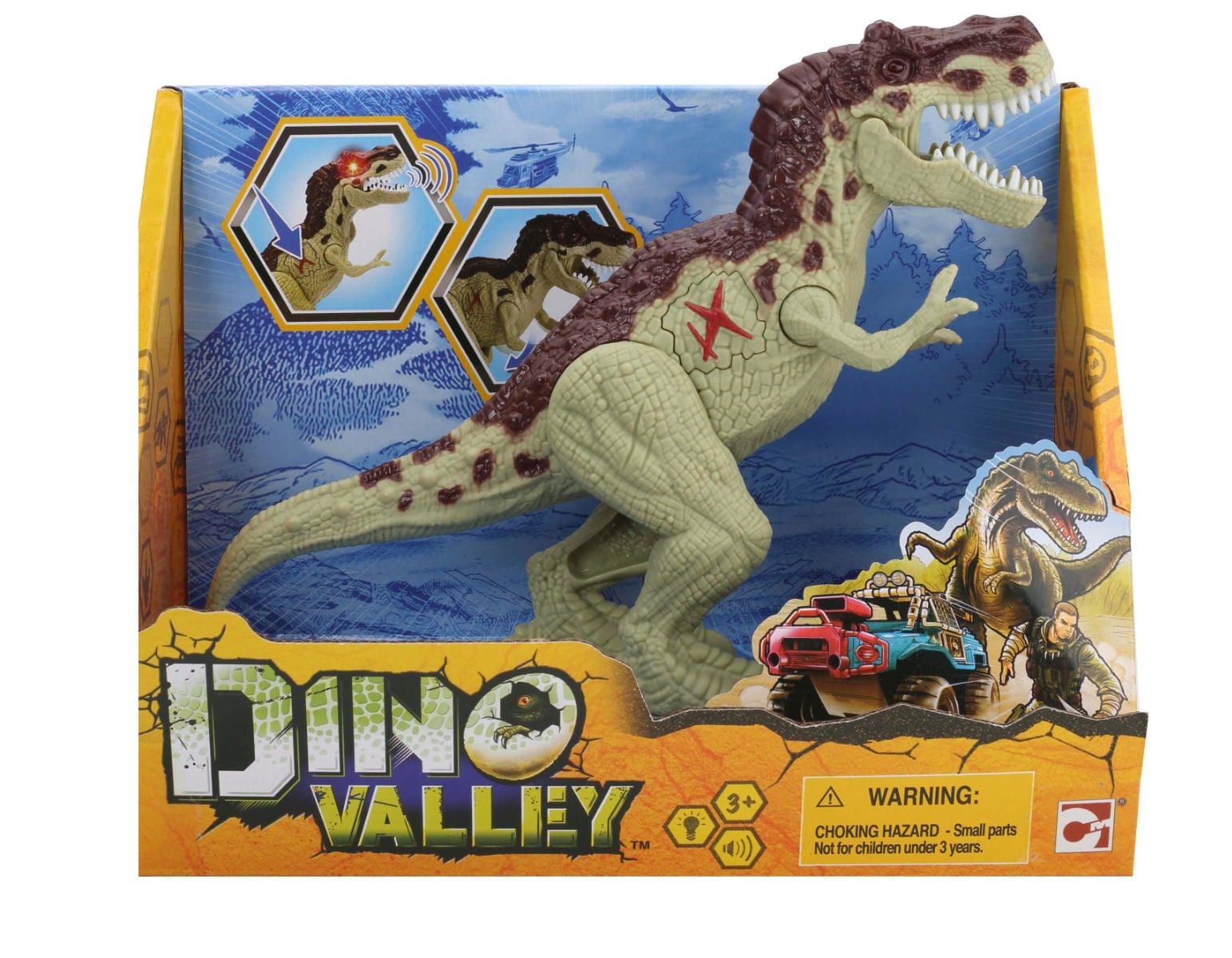 Figurina Dino Valley Dinozaur cu Sunete și Lumini