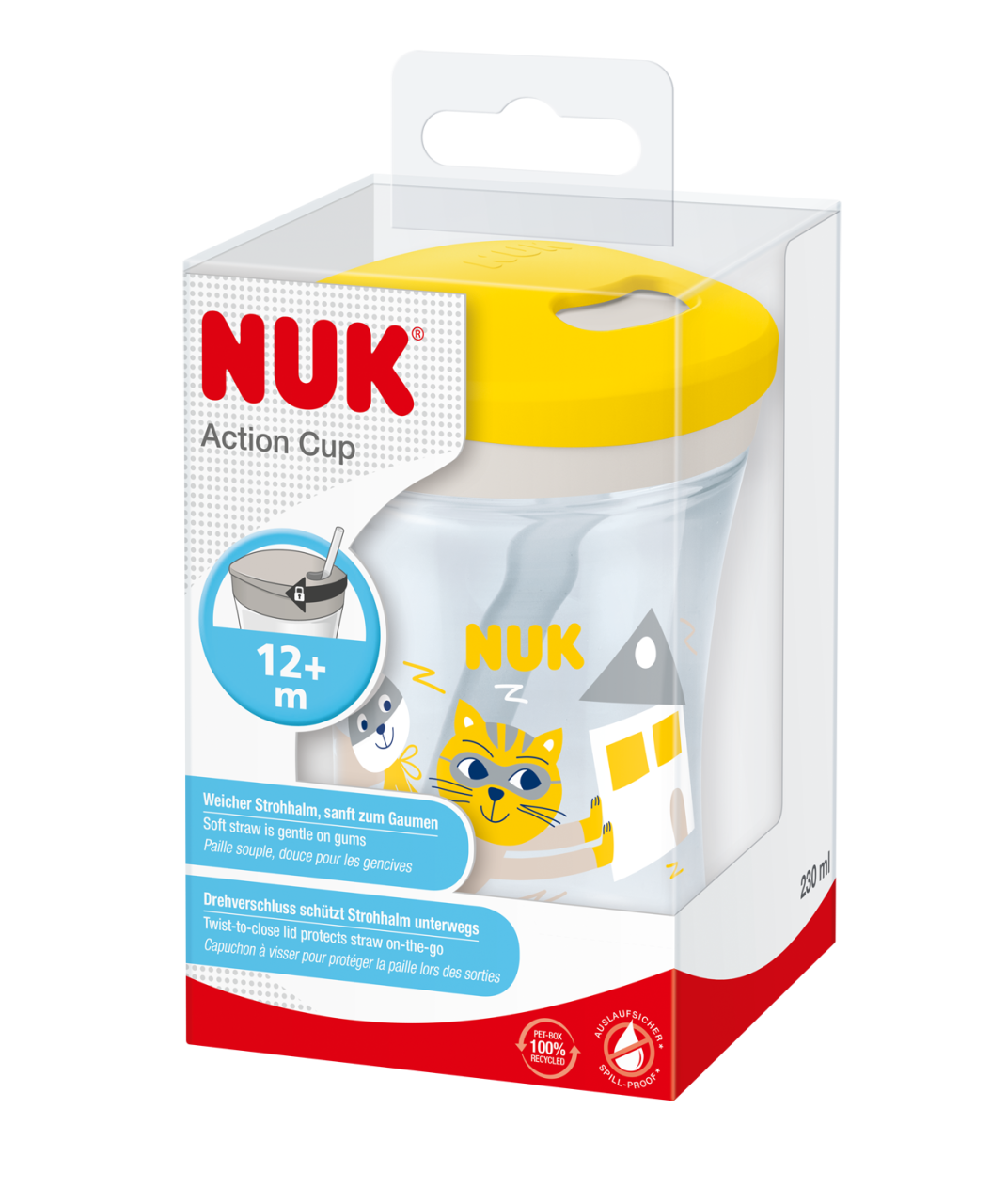 Cana Nuk Evolution cu pai anti-curgere - 230ml