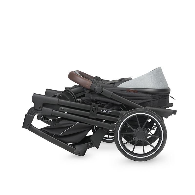 Carucior 2 in 1 Coccolle Silene Diamond Black, Modular - imagine 11