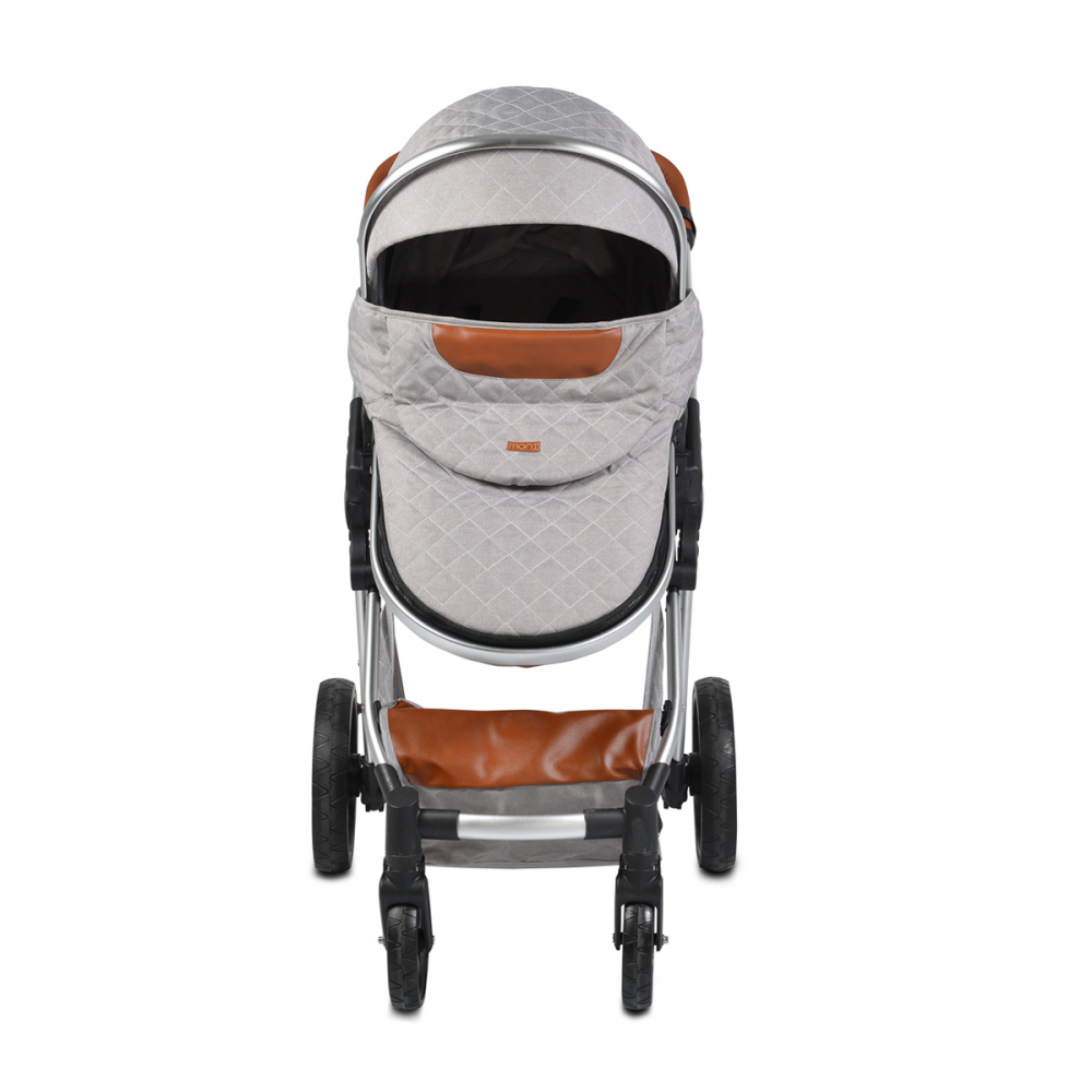 Moni Alma 2in1 Grey Transformabil, Aluminiu - imagine 2