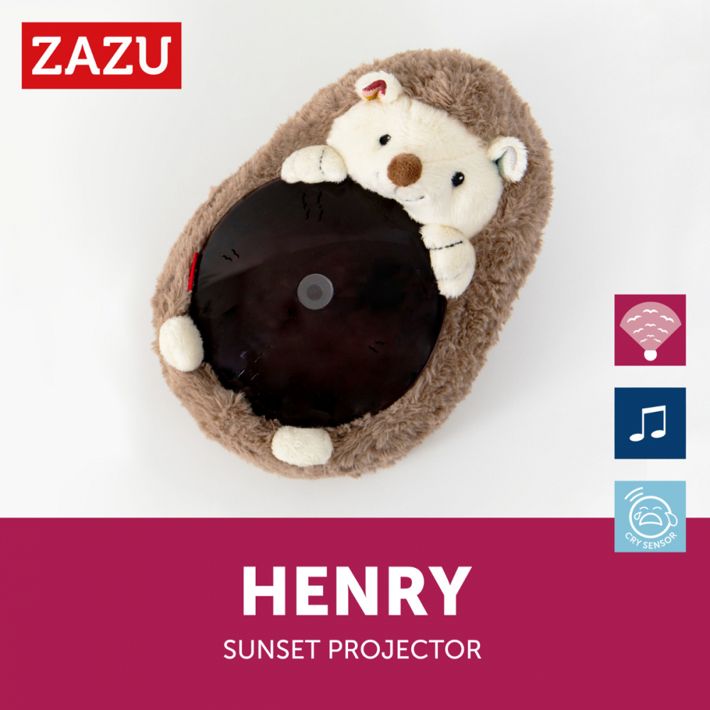 Proiector Muzical Zazu Kids Henry pentru Somn Lin - imagine 3