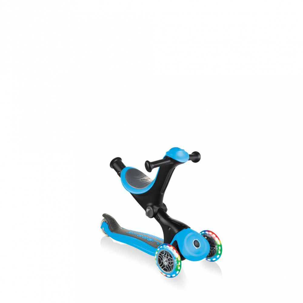 Globber Go-Up 4 in 1 Deluxe Lights Albastra - imagine 8