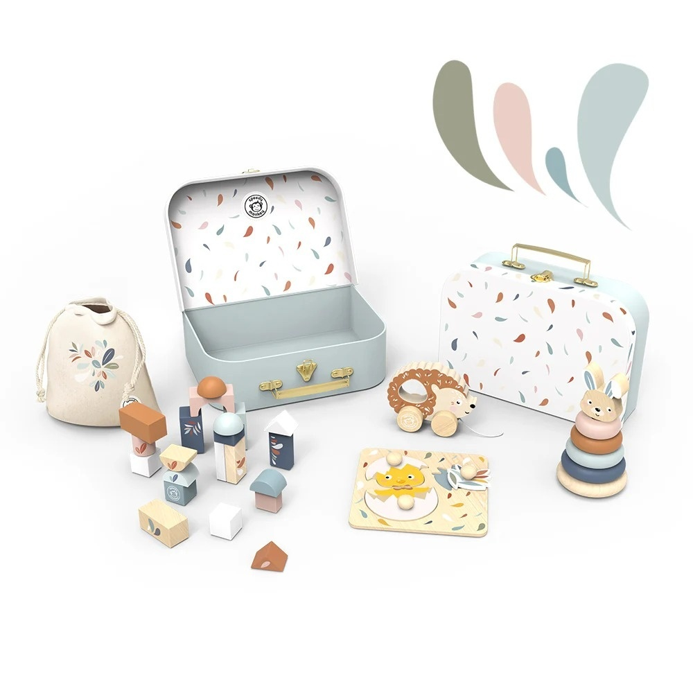Prima Cutie Jucării Lemn Speedy Monkey 5-in-1