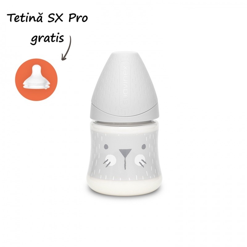 Biberon Suavinex Hygge Pisica 150ml - imagine 4