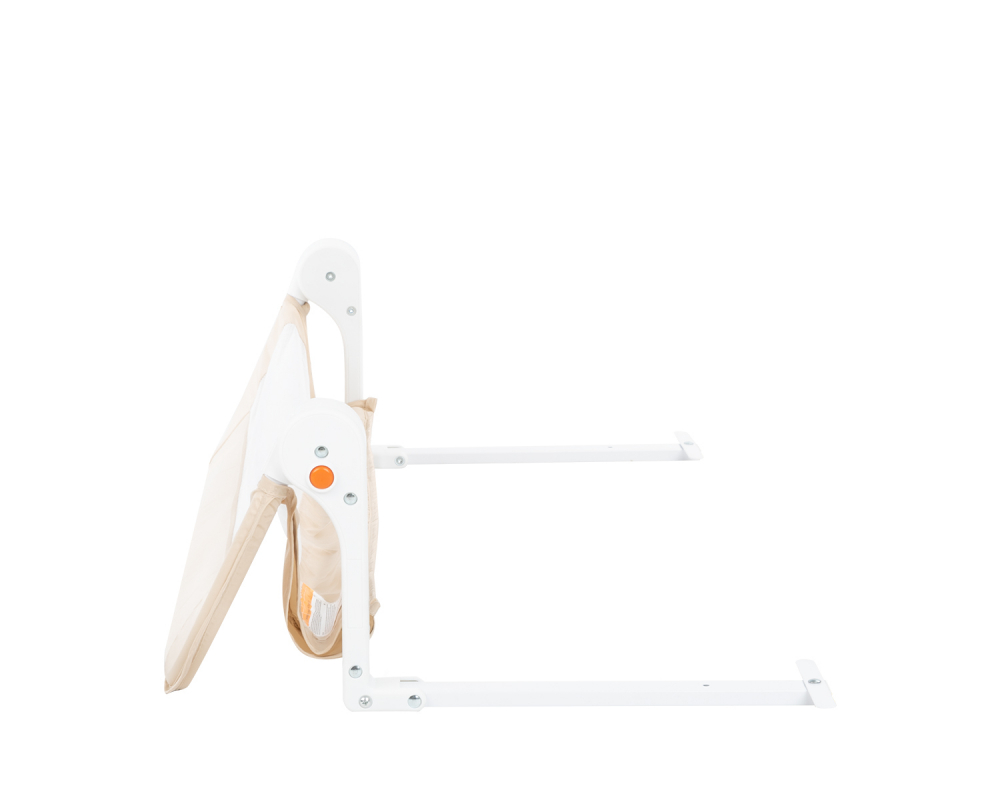 Bariera protectie pat KikkaBoo Beige, rabatabila - imagine 2