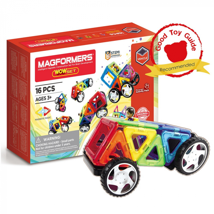 Set Magformers Wow 16 Piese Clicstoys