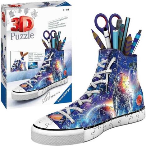 Puzzle 3D Sneaker Astronaut - Suport Pixuri Ravensburger - imagine 2